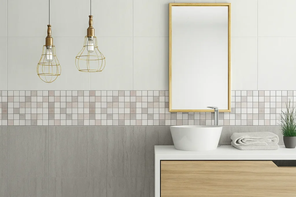 رنگ بندی کاشی سرویس بهداشتی