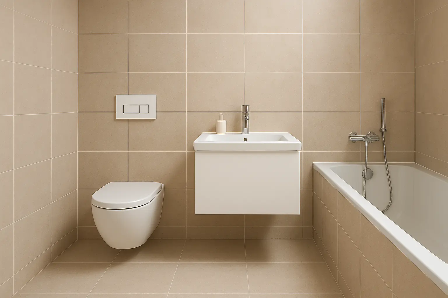 کاشی‌های ضد لغزش حمام و سرویس بهداشتی