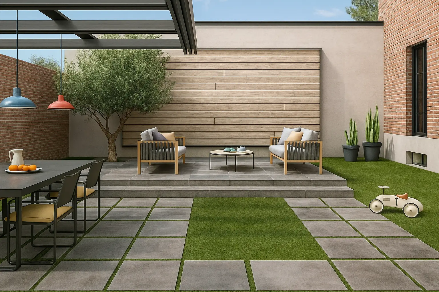 کاشی‌ ضد لغزش فضای بیرونی