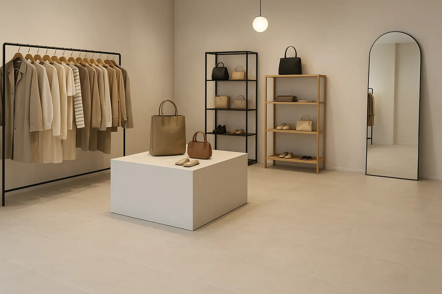 کاشی‌ ضد لغزش فضای تجاری