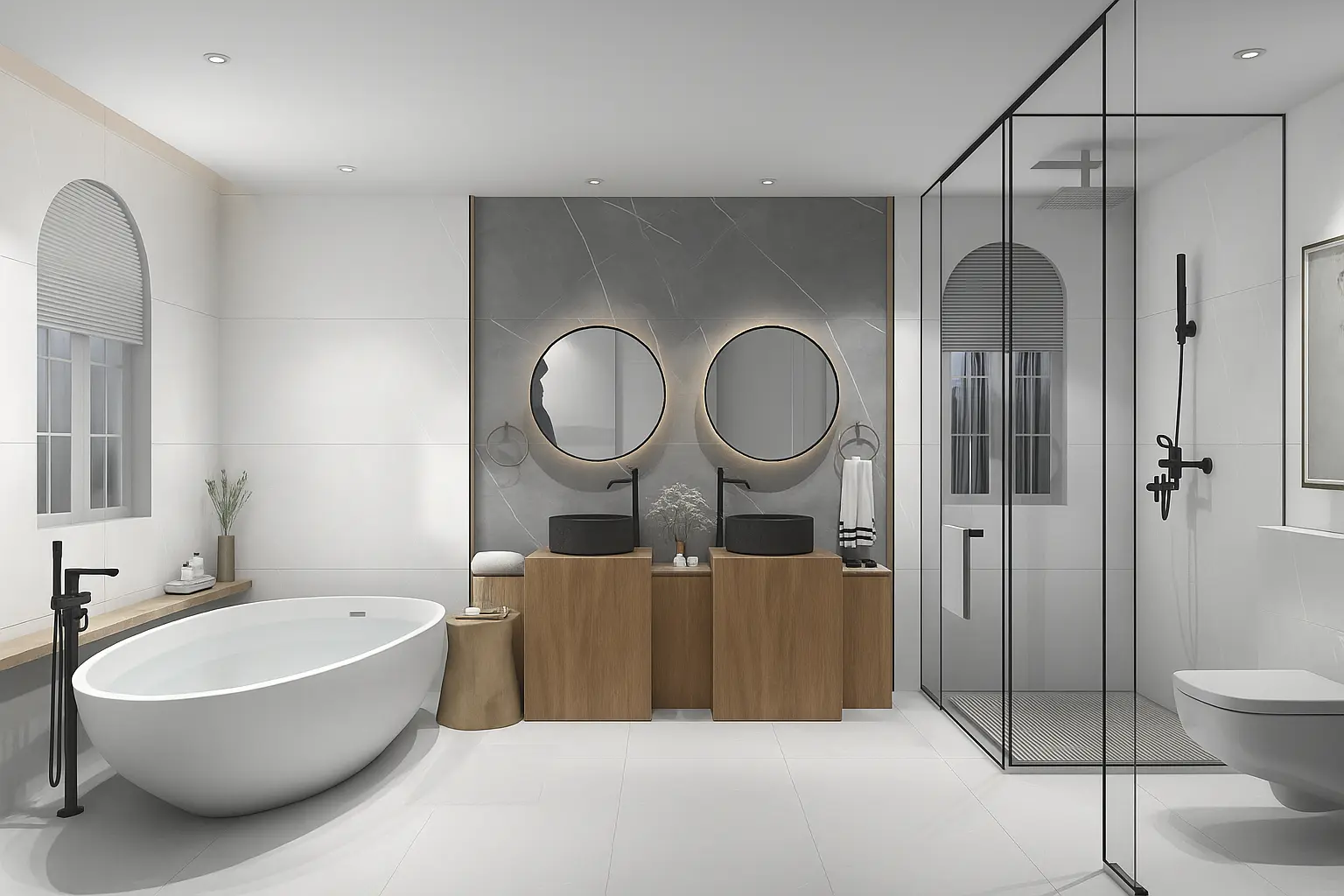 جدیدترین مدل‌های سرامیک سرویس بهداشتی رنگ روشن