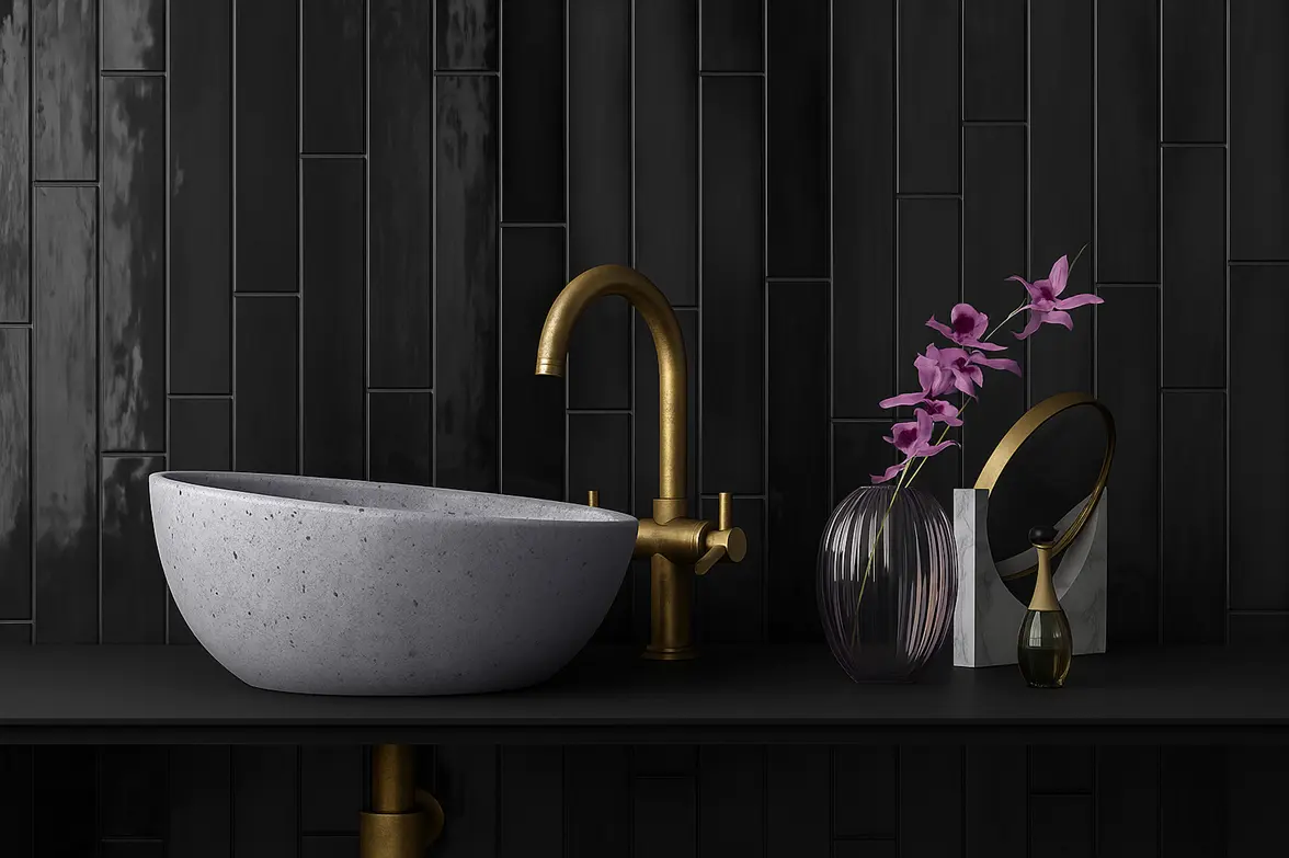 کاشی براق یا مات